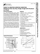 DataSheet LMH6722Q pdf